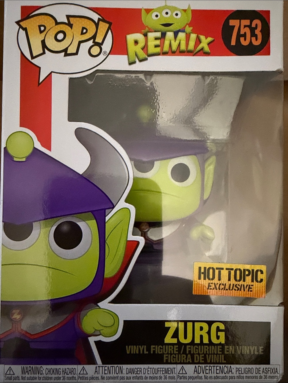 Funko Pop Remix Zurg Alien #753 Hot Topic Exclusive
